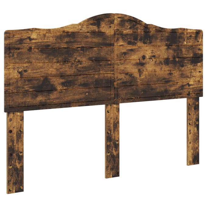 vidaXL Hoofdbord Gerookt eiken Bewerkt hout