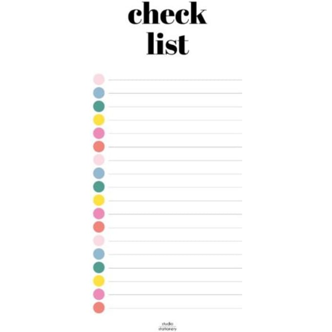 Noteblock Checklist