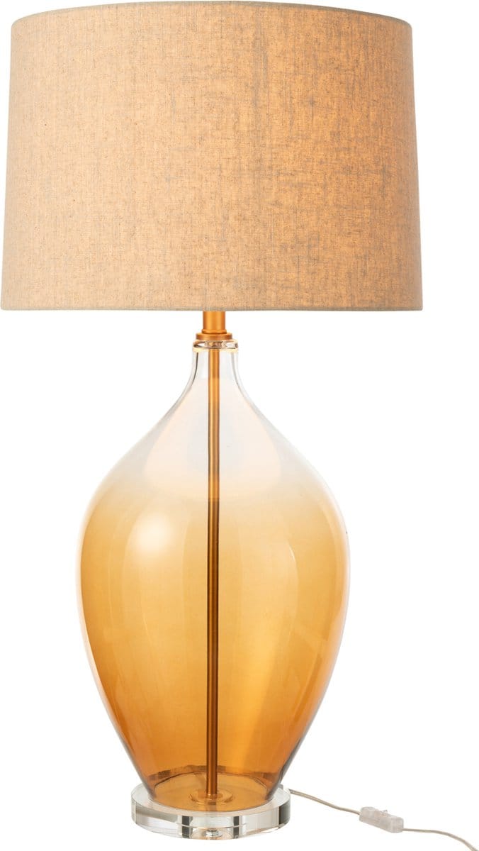 J-Line lamp - glas - amber