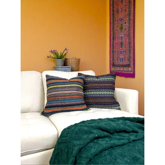 NOVÉE Sierkussen mexican gloria | 45 x 45 cm | canvas/linnen