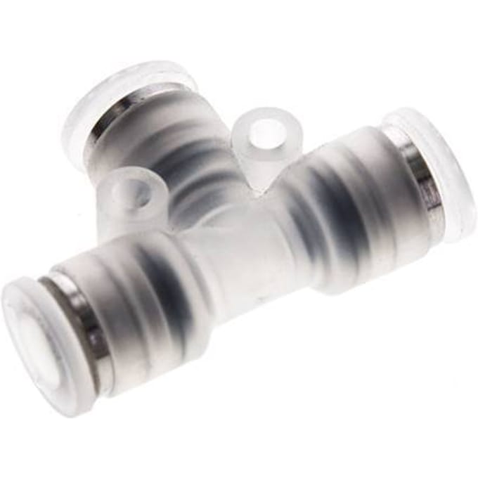 6mm T-koppeling PA Insteekfitting FDA EPDM
