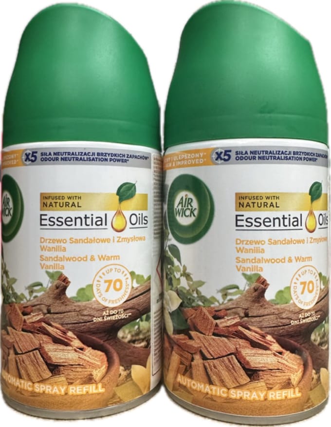 Airwick Warm Vanilla Sandalwood 2 x 250 ml