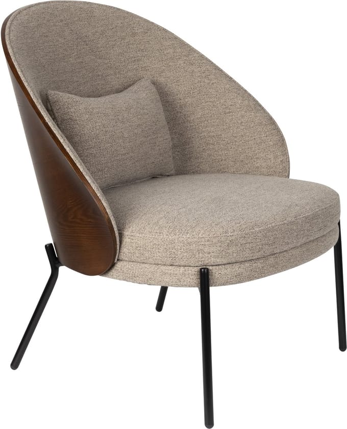 Dutchbone Rodin Loungestoel - Beige