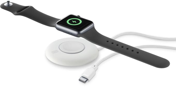 Cellularline 8018080493775 Smartwatch Wit USB Draadloos opladen Binnen
