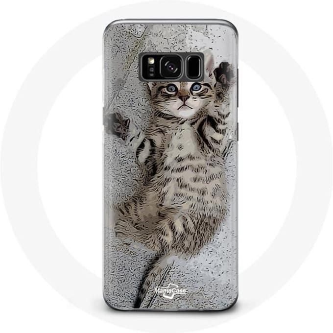 Samsung Galaxy S8 hoesje Schattig Bengaals katje