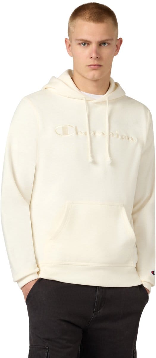 Champion Sweater Heren Hooded Sweatshirt Beige - Maat M