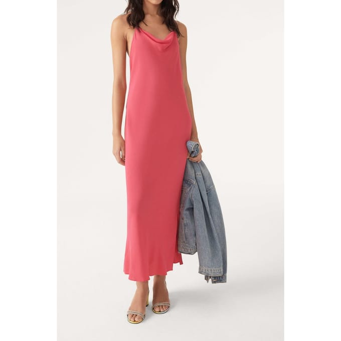BA&SH Robe Fame Rose Taglia: L | Maxi abiti Outlet | Donna | Rosa