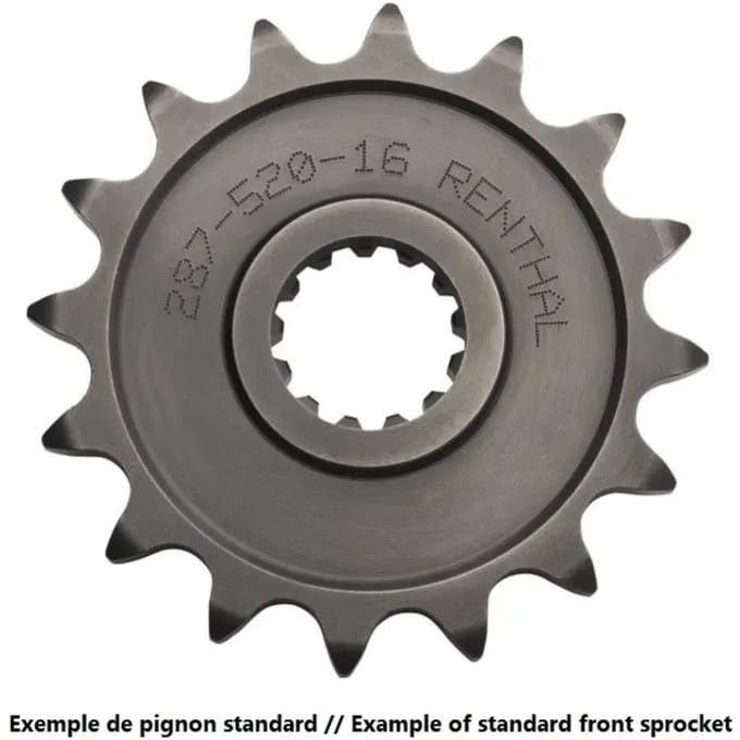 Stalen motor tandwiel Renthal ST 497