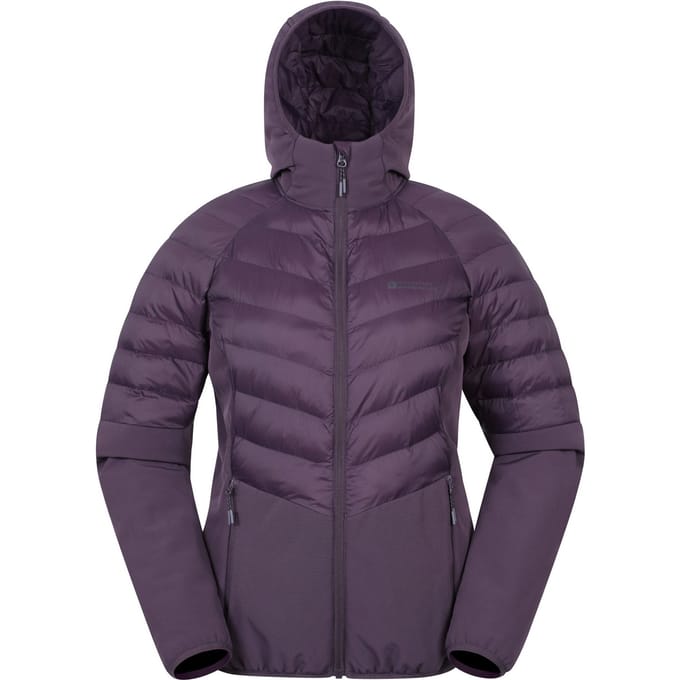 Mountain Warehouse Dames/Dames Agile gewatteerd Soft Shell jack (Paars)