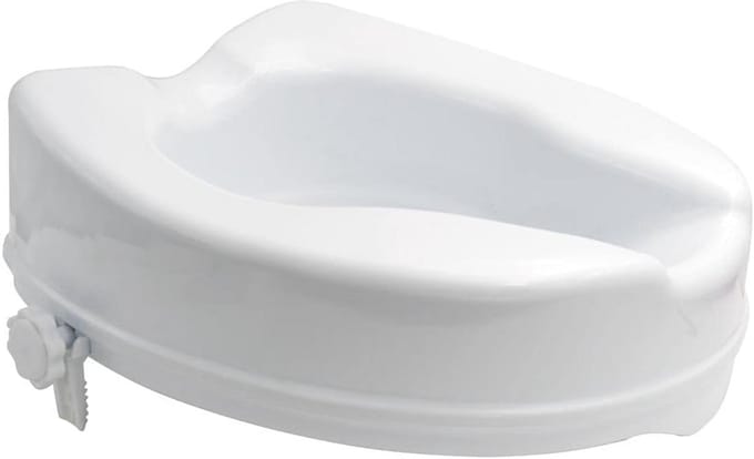 wc-brilverhoging kunststof 10 cm wit voor veiligheid en comfort