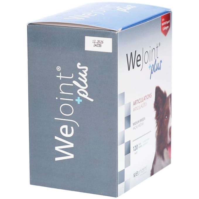 WePharm WeJoint PLUS Medium Breed - 120 tabletten - Ondersteuning Voor De Gewrichten Voor Middelgrote Honden - Natuurlijk Supplement