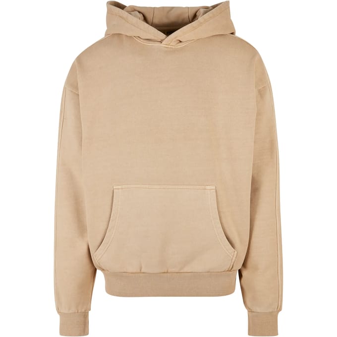 Urban Classics - Heavy Terry Garment Dye Hoodie/trui - XL - Beige