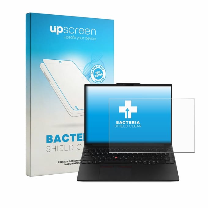 upscreen - Screenprotector voor Lenovo ThinkPad P16s Gen 5 - Folie Beschermfolie transparant antibacterieel