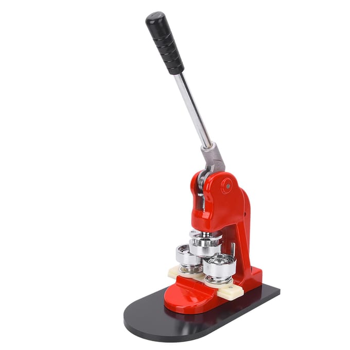 37mm Badge Machine Ergonomische Knop Maker Persmachine red