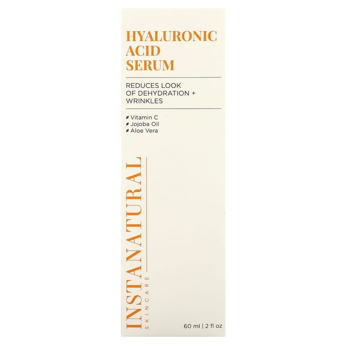 InstaNatural, Hyaluronzuurserum, 60 ml (2 fl oz) black