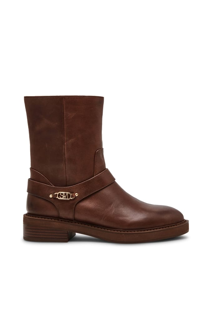 Steve Madden Loophole Booties Brown Leather Größe: 36 | Stiefel Outlet | Damen | Braun