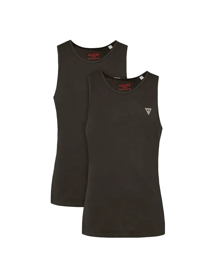 Guess heren tanktop 2-pack mini driehoekjes