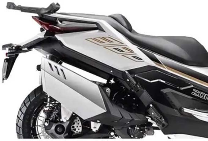 Shad Top Master Zontes Adv 368 2025 Topkoffer Achtermontage Zilver
