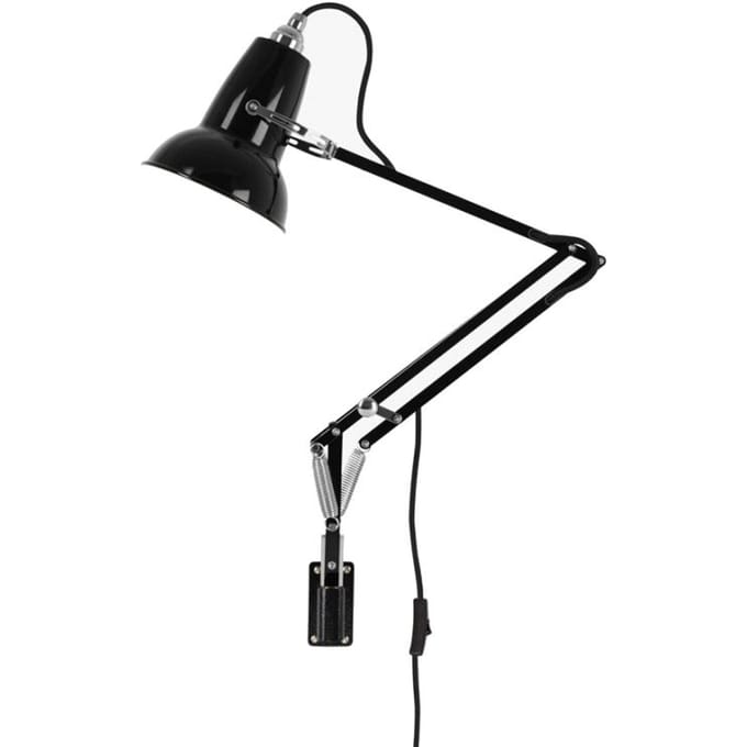 Anglepoise - Original 1227™ Mini Bureaulamp - jet zwart - met muurbeugel