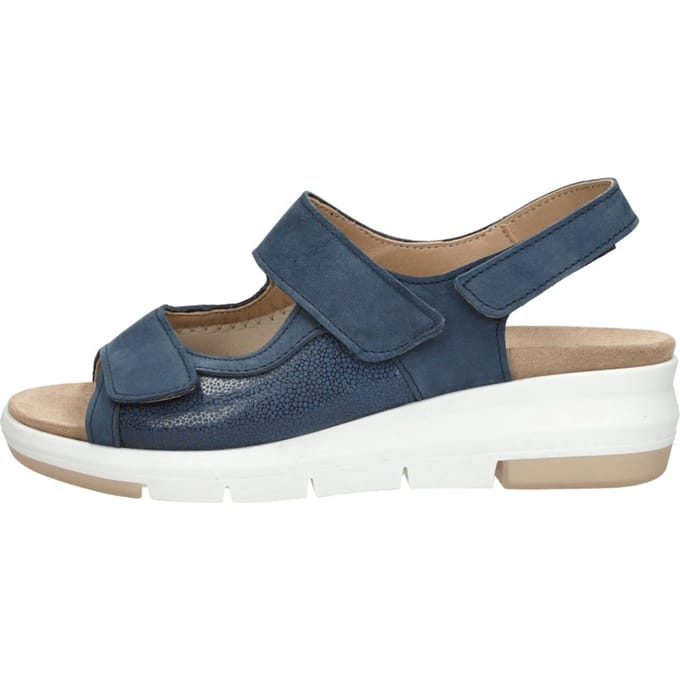 SUB55 Comfort Collection Maira 20 Sandalen Plat - Licht blauw - Maat 43
