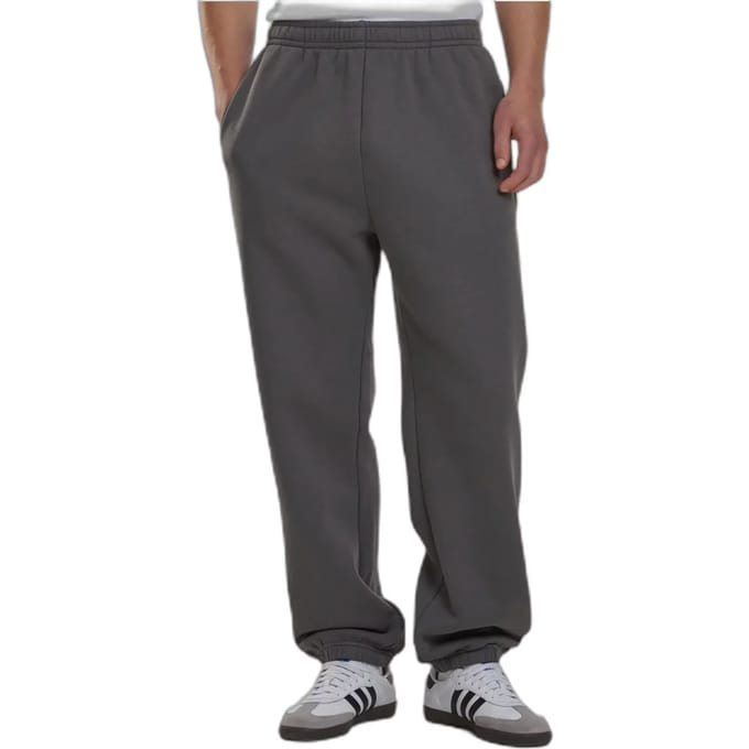 Urban Classics - Fluffy Heren joggingbroek - M - Grijs