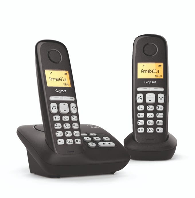 Gigaset AL385A Duo Telefoon + Antwoordapparaat Zwart