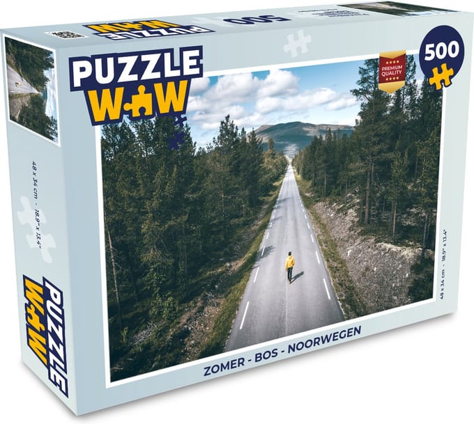 Puzzel Zomer - Bos - Noorwegen - Legpuzzel - Puzzel 500 stukjes