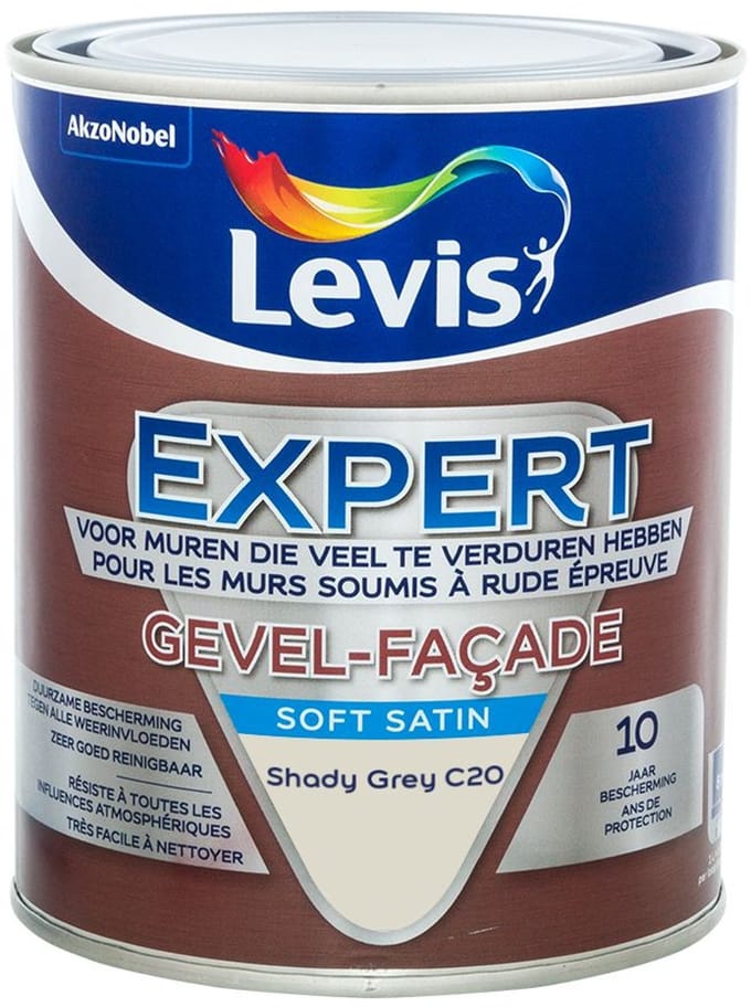 Levis - Expert Gevel Mix - Shady Grey C20 - Mengverf - 1 L