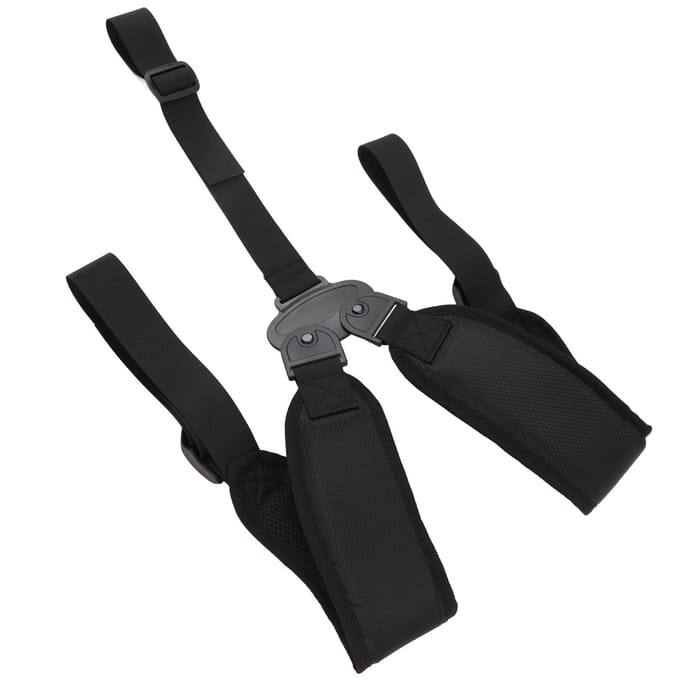Sangle de Sac de Golf de Rechange Ergonomique Antidérapante Confortable Double Épaule Réglable Noir black