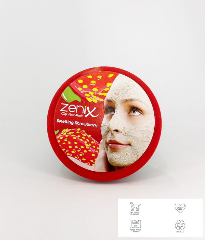 Zenix kleimasker met aardbei aroma - 350 gr