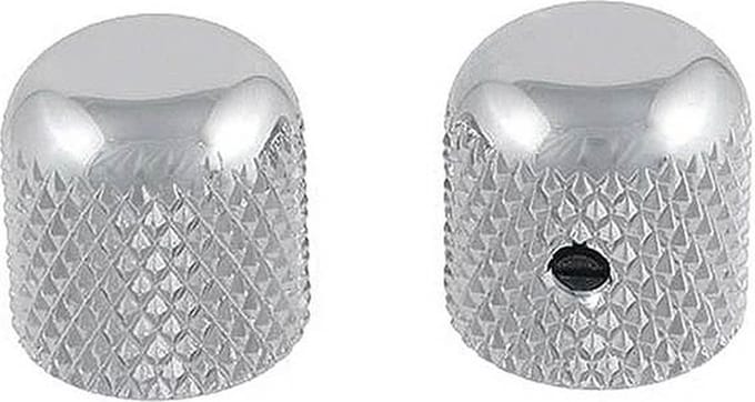 Allparts MK0110010 Chroom Dome Knoppen - 2 Stuks