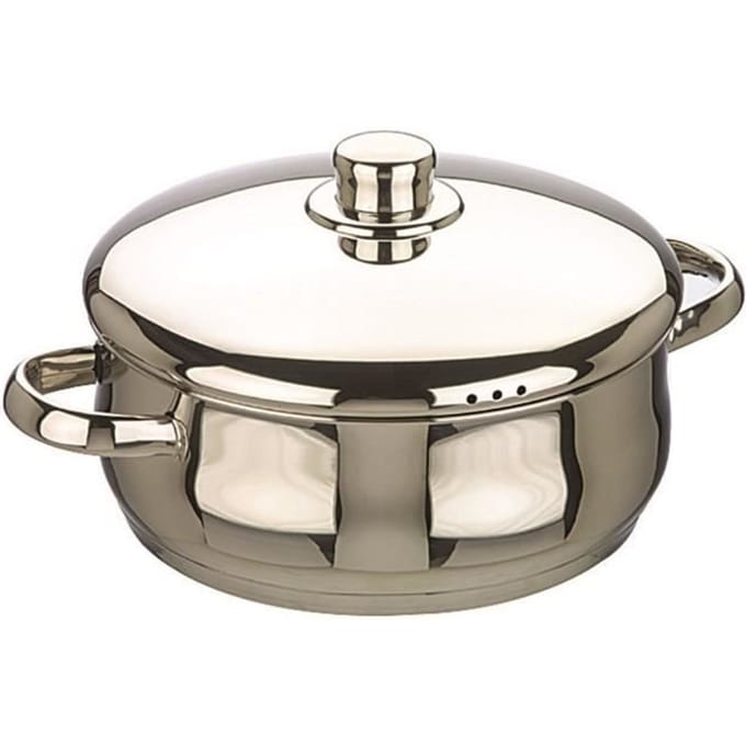 Braadpan - IBILI - Oslo - Roestvrij staal - 18 cm - Inductiegeschikt - 2 L