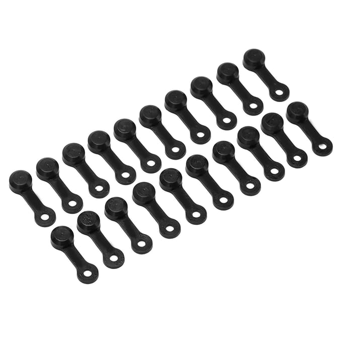 RISK 20 stuks Zerk Fitting Dop Smeernippel Ontluchtingsschroefdeksel Stofkap voor Auto black