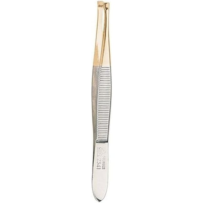 Erbe Solingen Pincet Recht/Smal Verguld 9CM (ERBE92341)