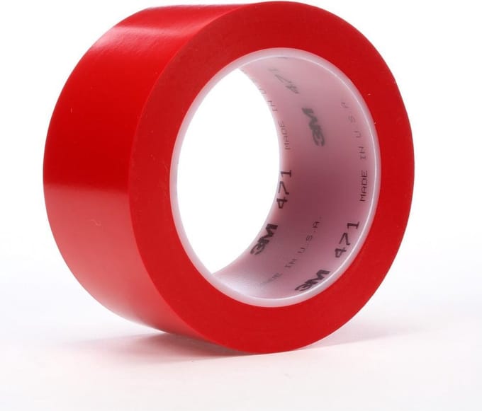 3M 471F 471R50 PVC-plakband Rood (l x b) 33 m x 50 mm 1 stuk(s)