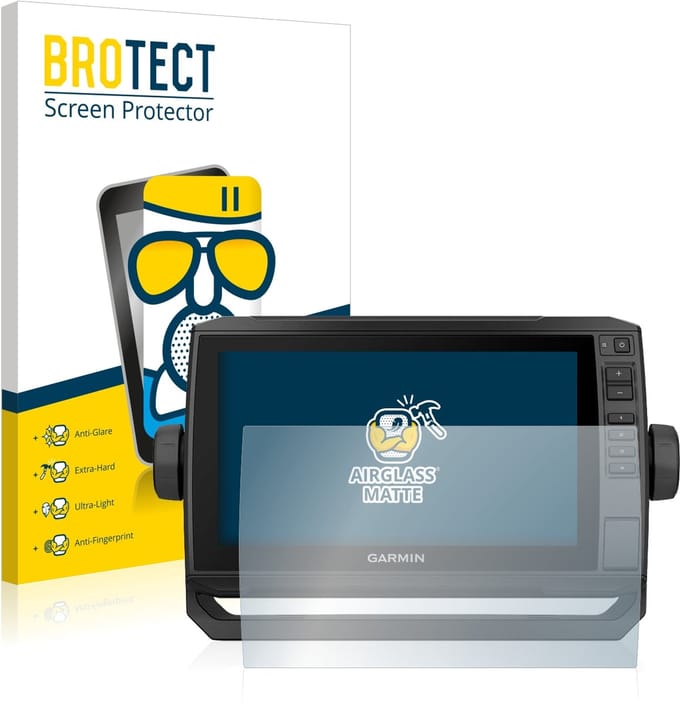 BROTECT - Screenprotector voor Garmin ECHOMAP UHD 92sv - Folie Beschermfolie Beschermglas matte