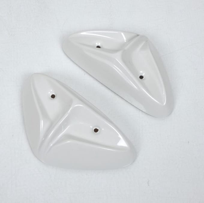 Protection pads AR Blanc perlé Replay pour scooter MBK 50 Stunt YJ-78116E-1