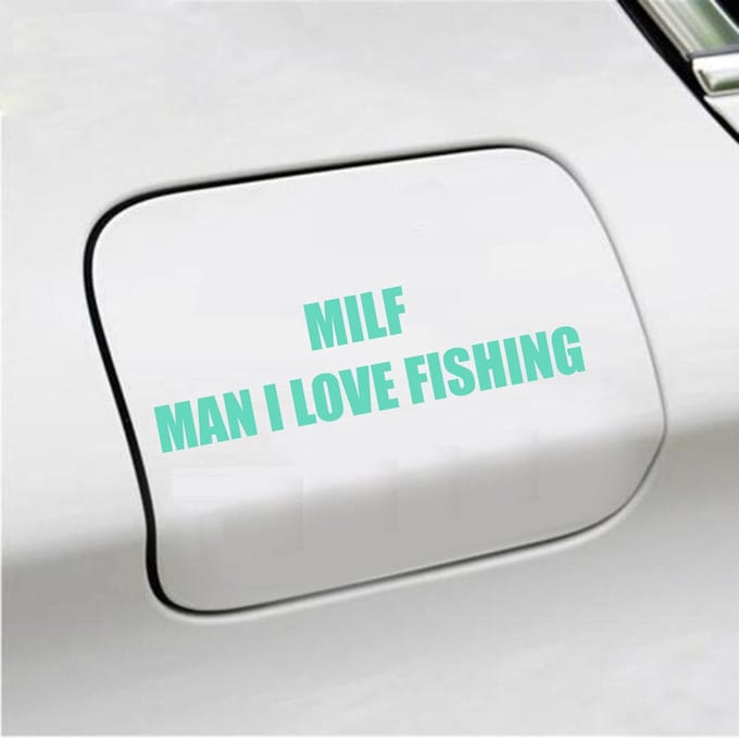 Bumpersticker - Milf - 4,1 X 14,8 - Mint