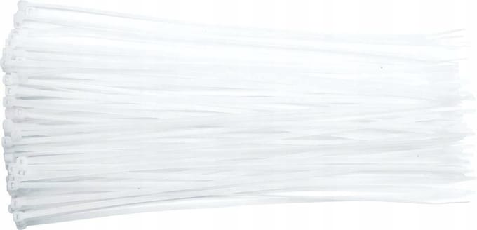 Vorel kabelbinders Wit 500x8mm - 50 stuks