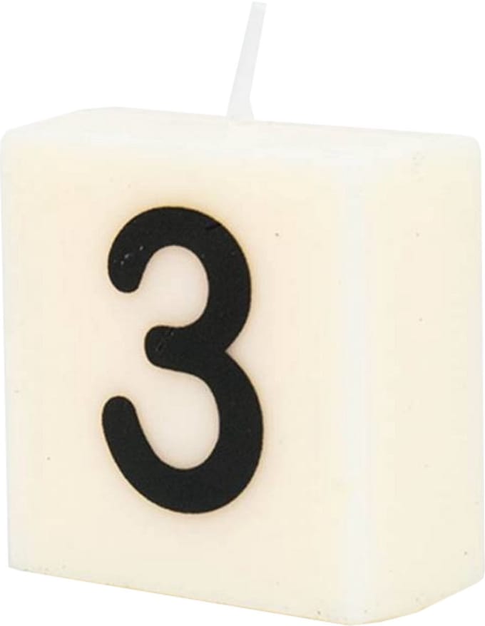 Letter Kaarsje - 3