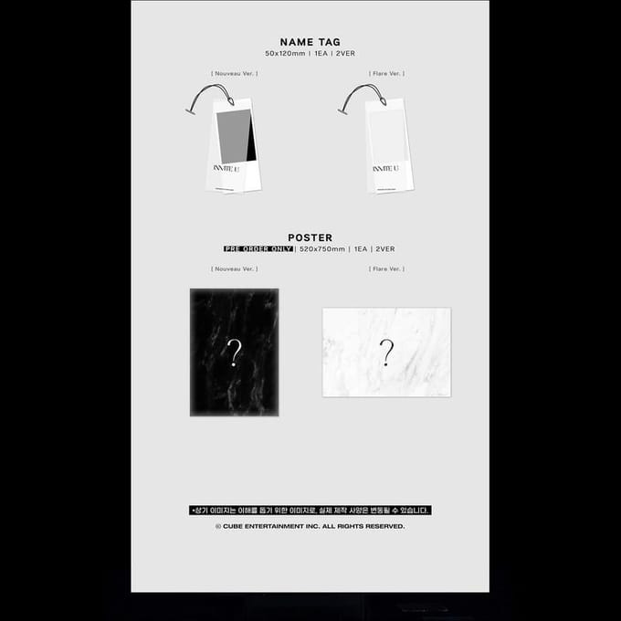 PENTAGON [IN:VITE U] Flare Ver. gray