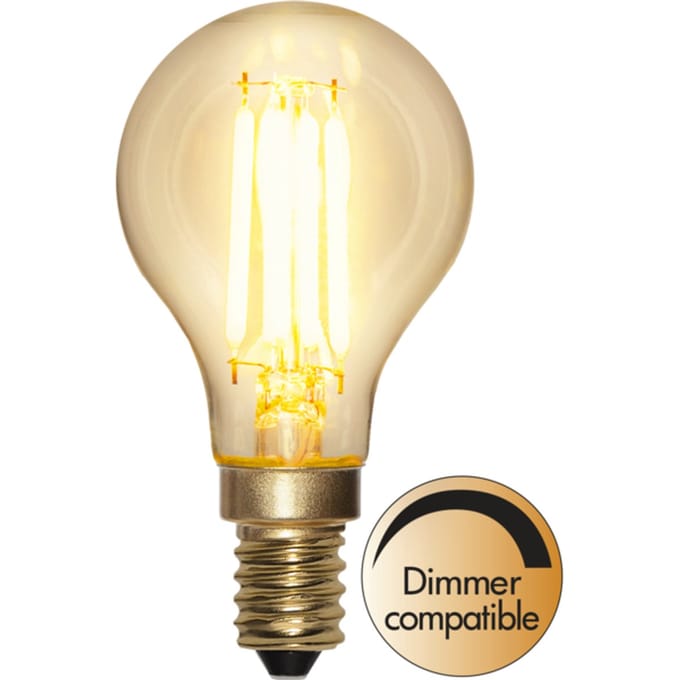 Star Trading Standaard Bol lamp - E14 - Soft Glow - 3.2W - Super Warm Wit <2200K - Dimbaar
