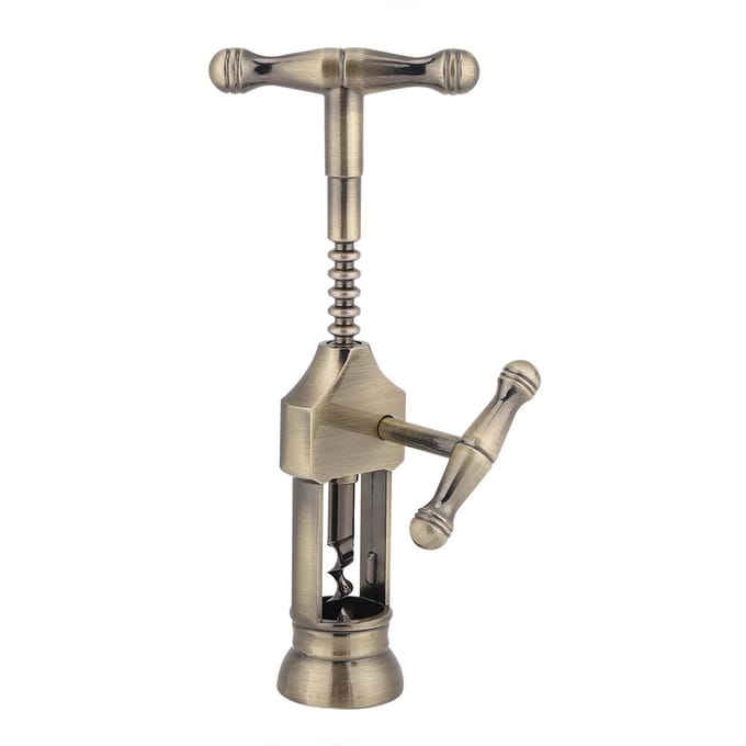 Ouvre-bouteille de vin rouge rétro portable tire-bouchon tire-bouchon outils de bar gray