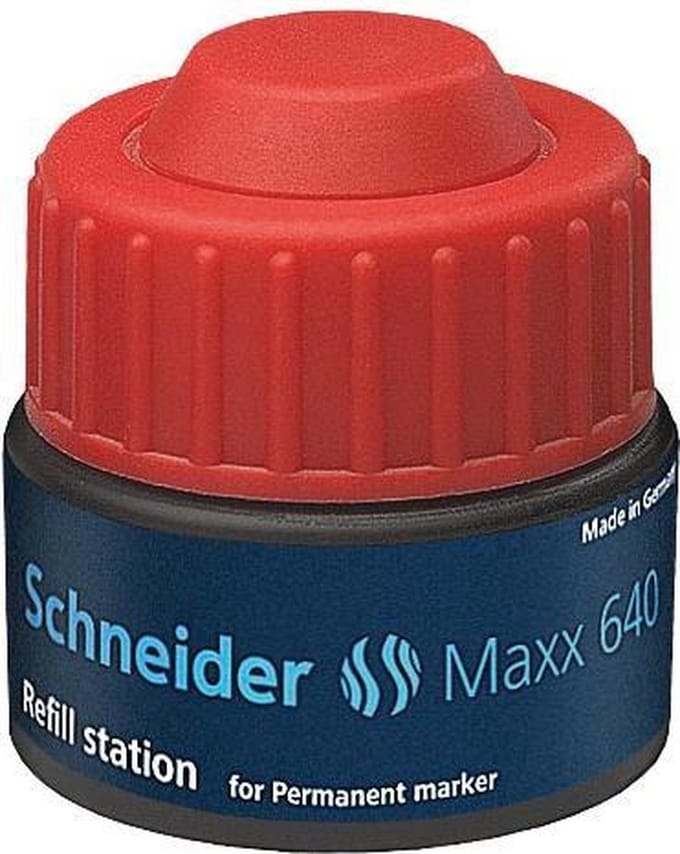 navulling Schneider 640 tbv marker 130/133 30ml rood