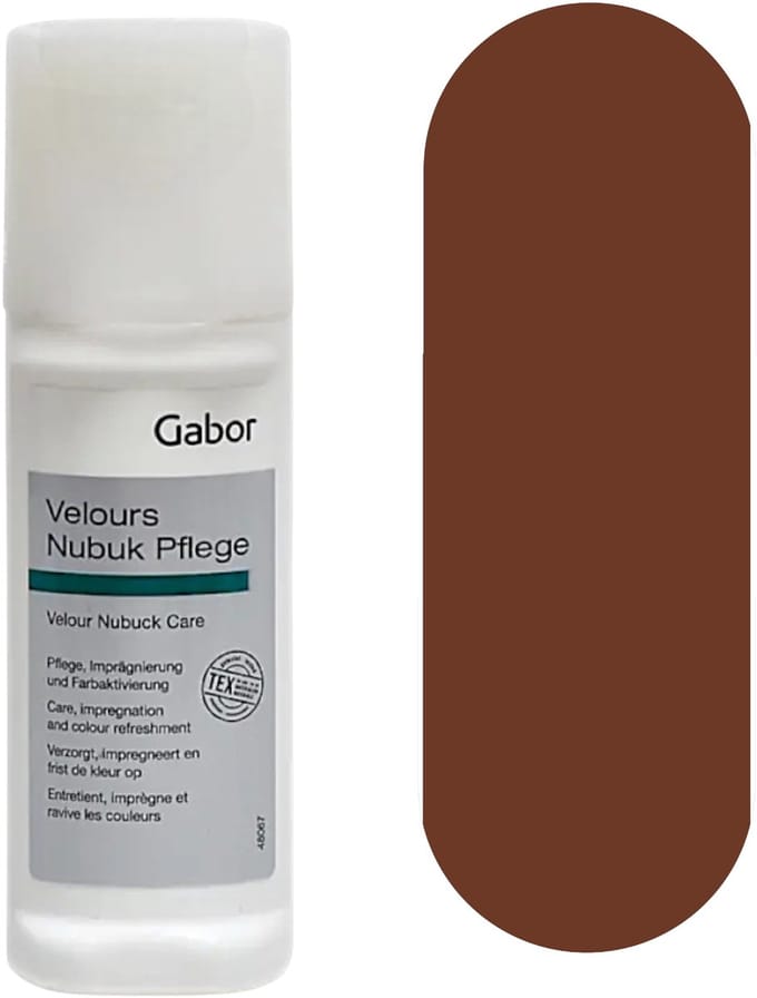 Gabor Nubuck + Textile Flacon - 040 Middelbruin - 75ml