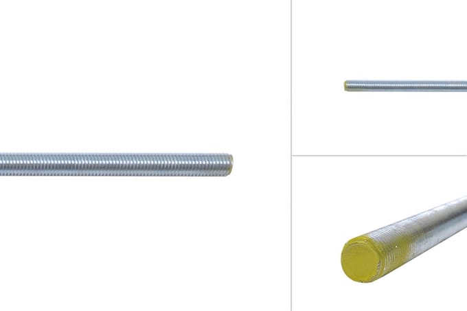 Wovar Draadeind Verzinkt M14 x 1m Sterkte 8.8 | Per Stuk