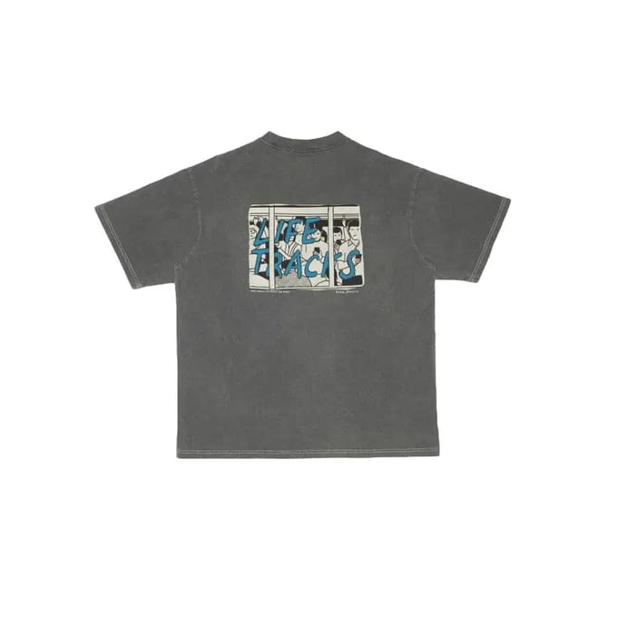 T-shirt Nudie Jeans Koffe LifeTracks III
