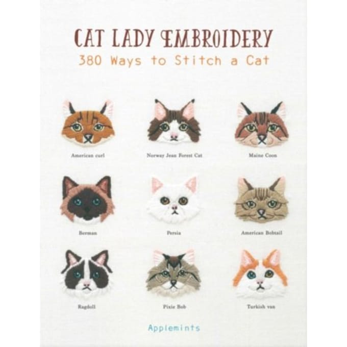 Cat Lady Embroidery - Applemints