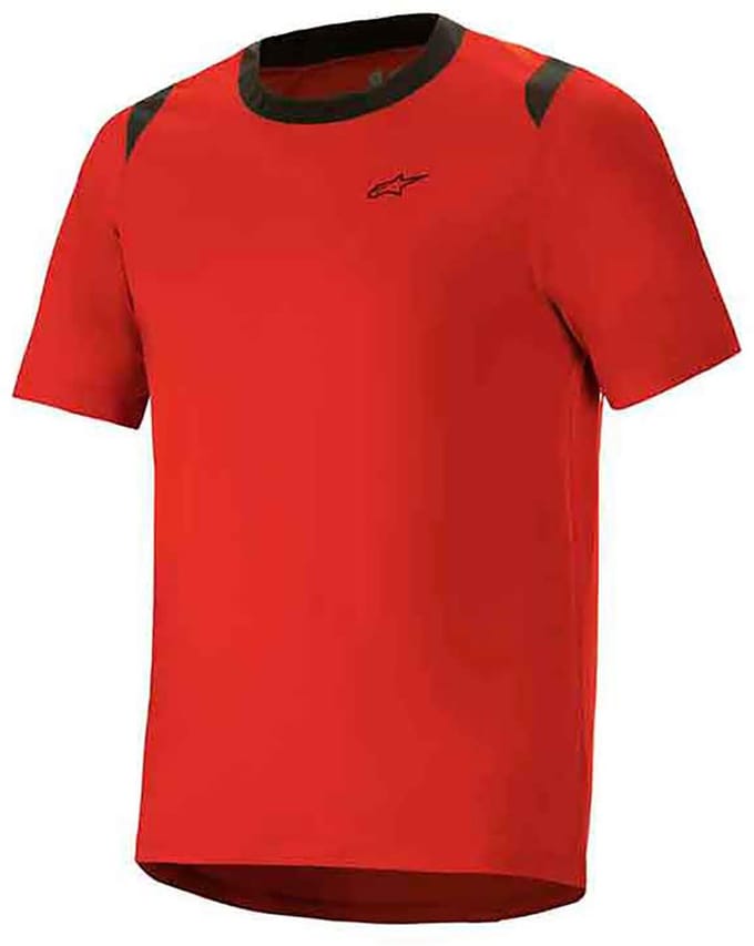 Alpinestars Bicycle A-dura Dri Wool Korte Mouw Enduro Trui Rood XL Man