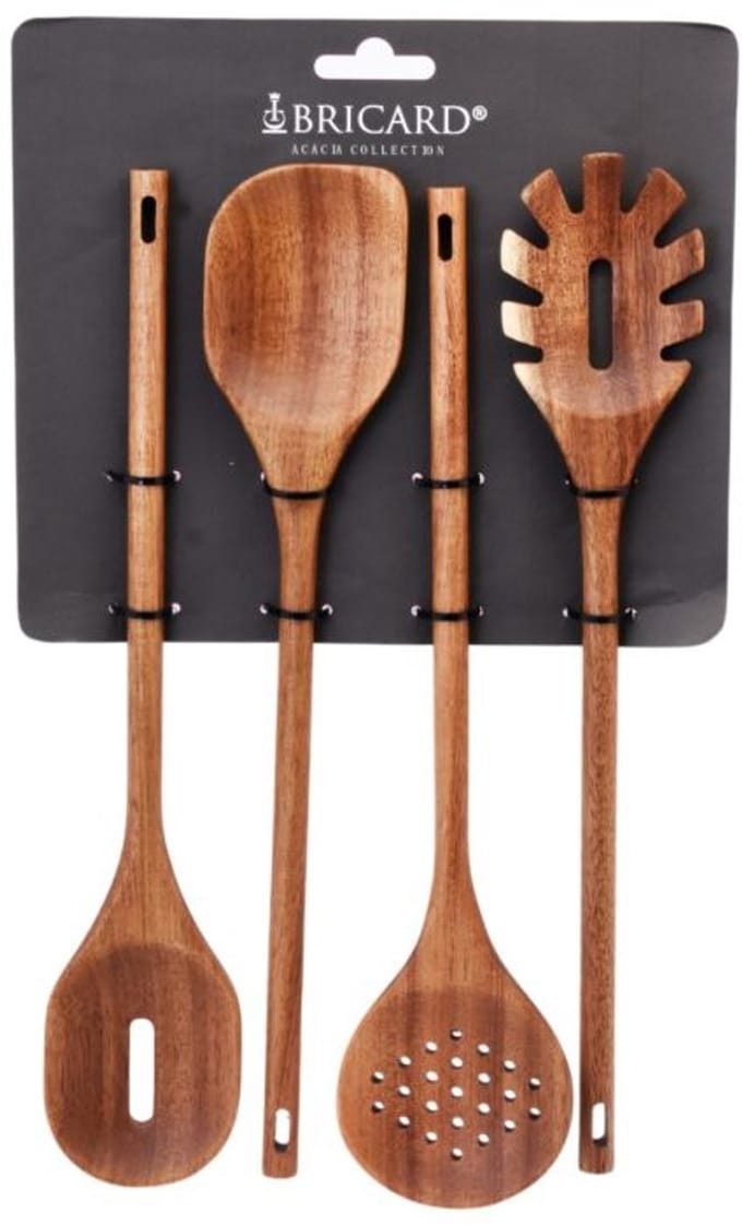 Bricard Keukengerei Set - 4-delig - Acacia Hout